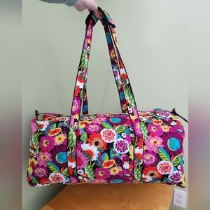 Vera Bradley Large Duffle - Va Va Bloom